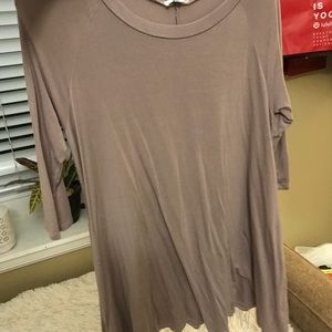 Nude t shirt dress